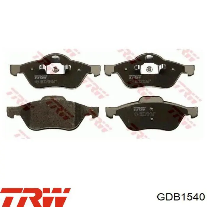 Pastillas de freno delanteras Renault Laguna 2 BG0, BG1