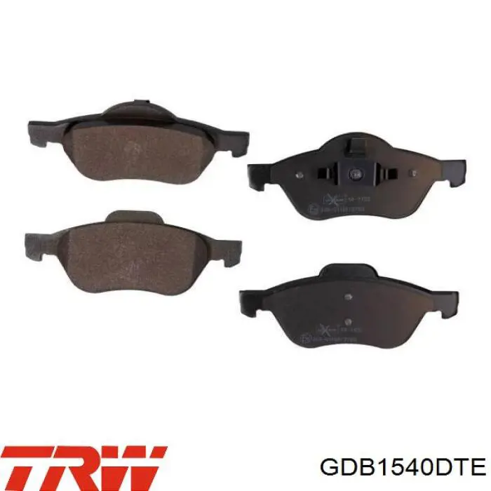 Pastillas de freno delanteras Renault Laguna 2 BG0, BG1