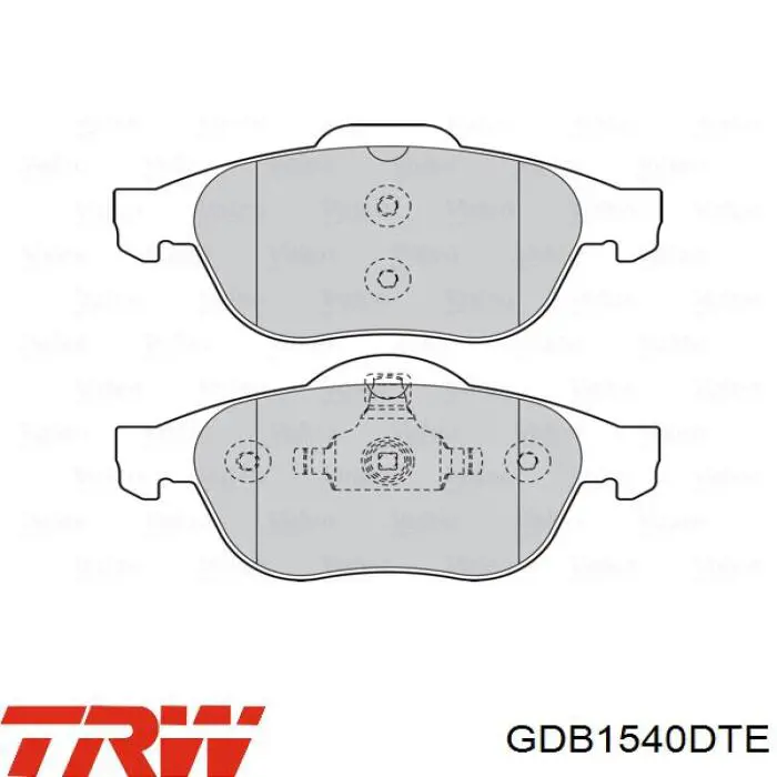 Pastillas de freno delanteras Renault Laguna 2 BG0, BG1