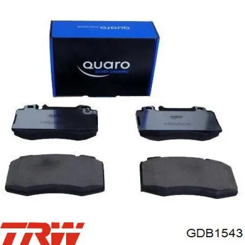 Comprar GDB1543 TRW Pastillas delanteras de freno