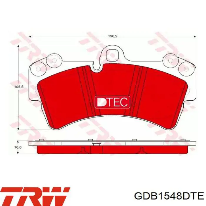 Pastillas freno delanteras TRW GDB1548DTE precio, desde 60,93 EUR