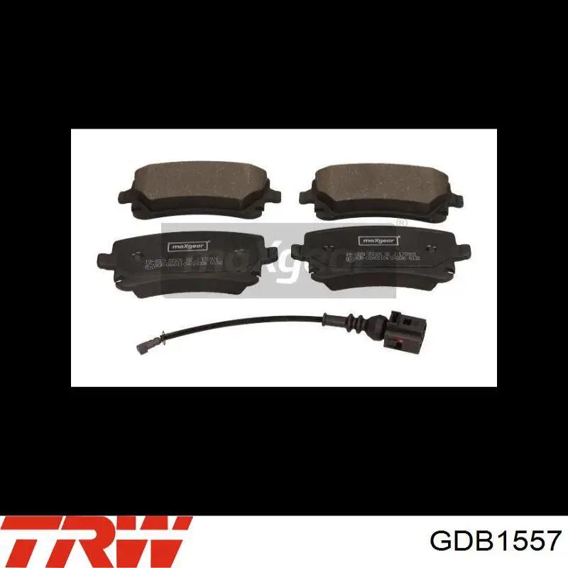 Comprar GDB1557 TRW Pastillas de freno traseras
