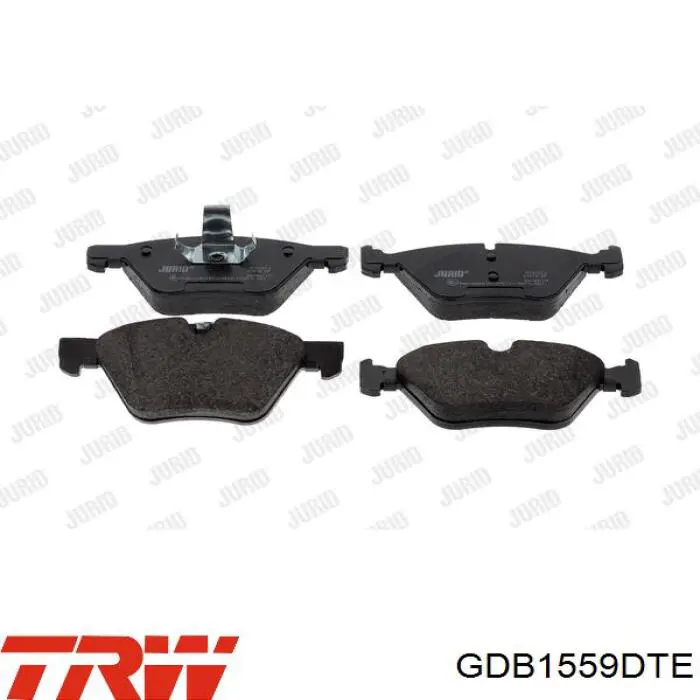 GDB1559DTE TRW Pastillas delanteras