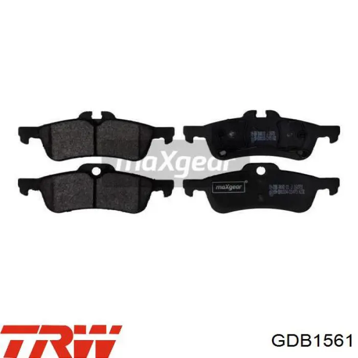 Comprar GDB1561 TRW Pastillas de freno traseras