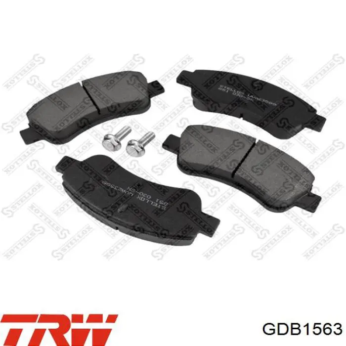 Comprar GDB1563 TRW Pastillas delanteras de freno