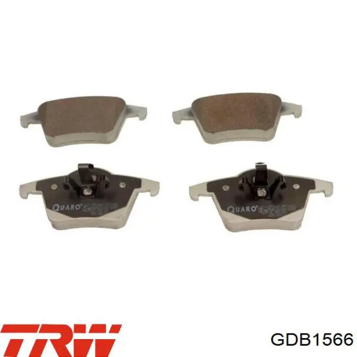 Pastillas de freno traseras GDB1566 TRW