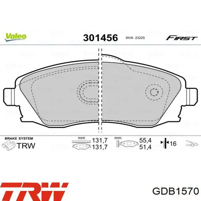 Pastillas de freno delanteras Opel Corsa F08, F68