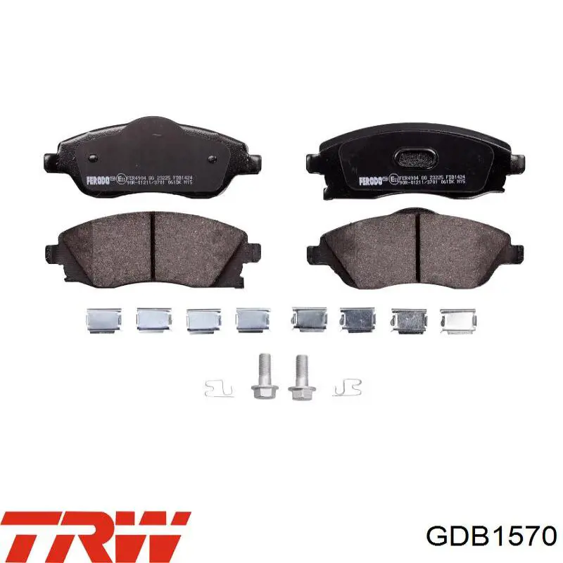 Pastillas de freno delanteras Opel Corsa F08, F68