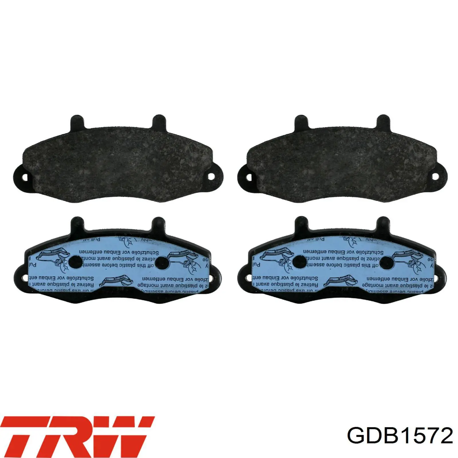 Pastillas freno delanteras TRW GDB1572 precio, desde 33,49 EUR