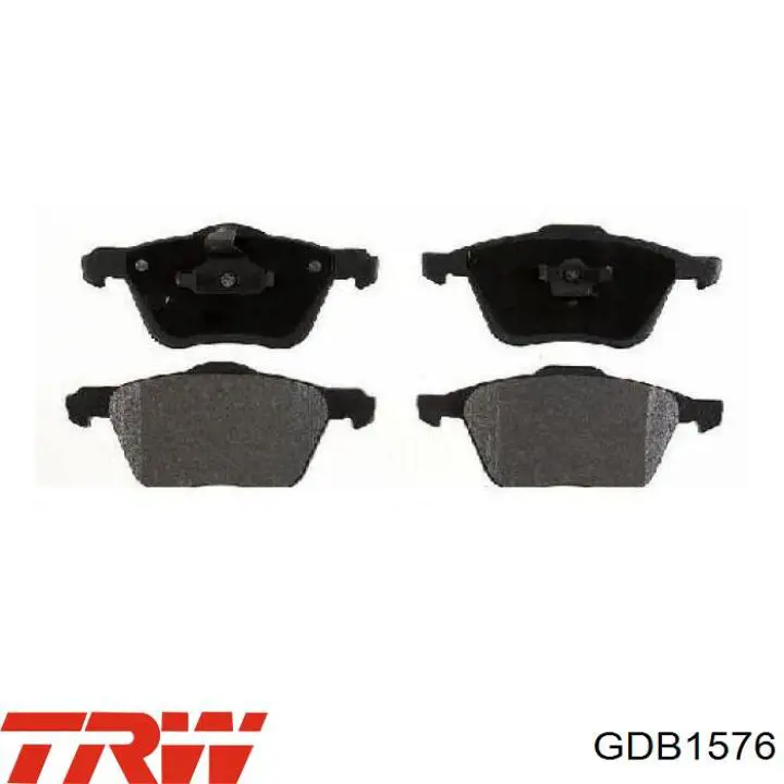 Pastillas de freno GDB1576 TRW