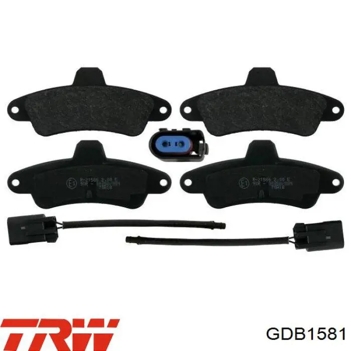 Comprar GDB1581 TRW Pastillas de freno traseras