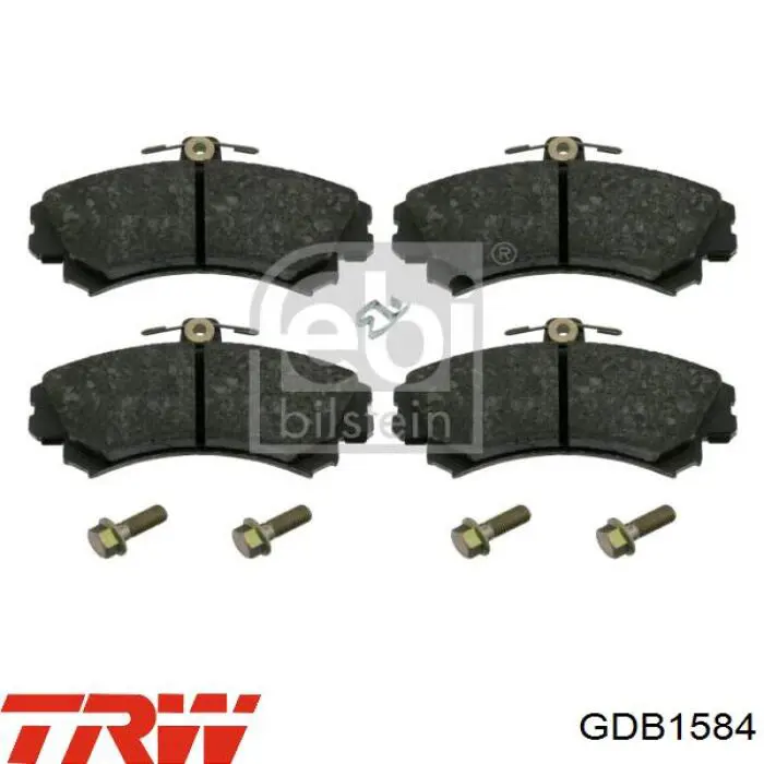 Pastillas de freno GDB1584 TRW