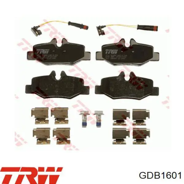 Pastillas traseras de freno TRW GDB1601 precio, desde 24,88 EUR