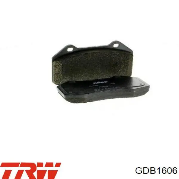 GDB1606 TRW Pastillas delanteras