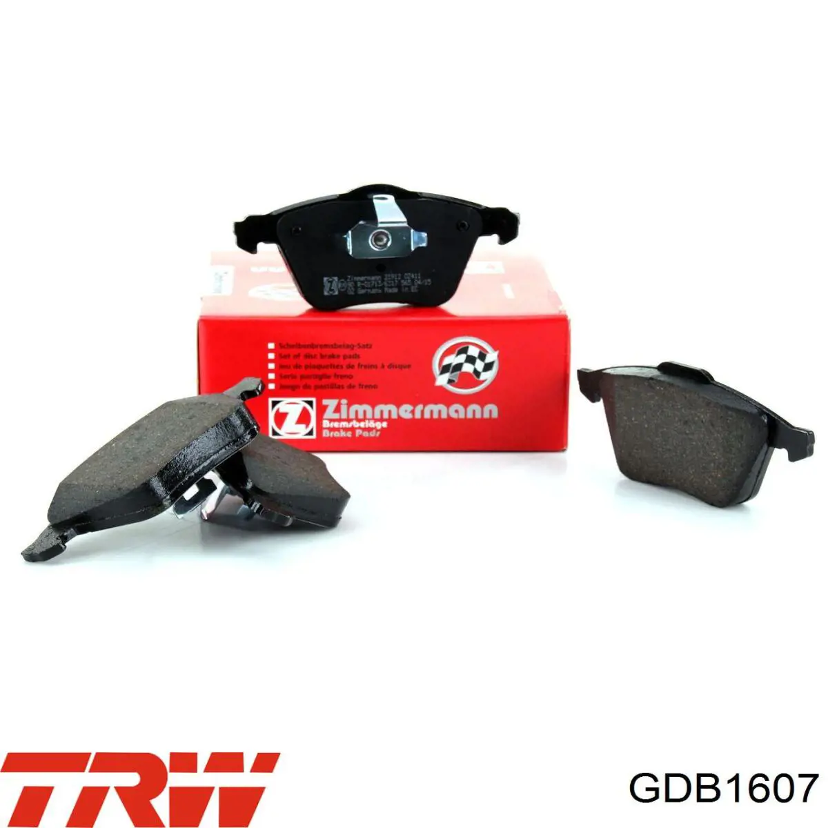 Pastillas de freno GDB1607 TRW