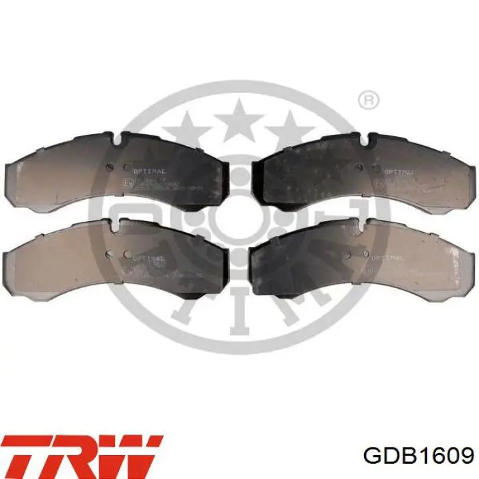 Comprar GDB1609 TRW Pastillas de freno traseras