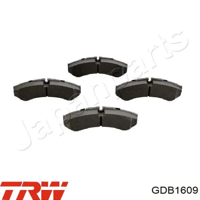 Pastillas de freno traseras GDB1609 TRW