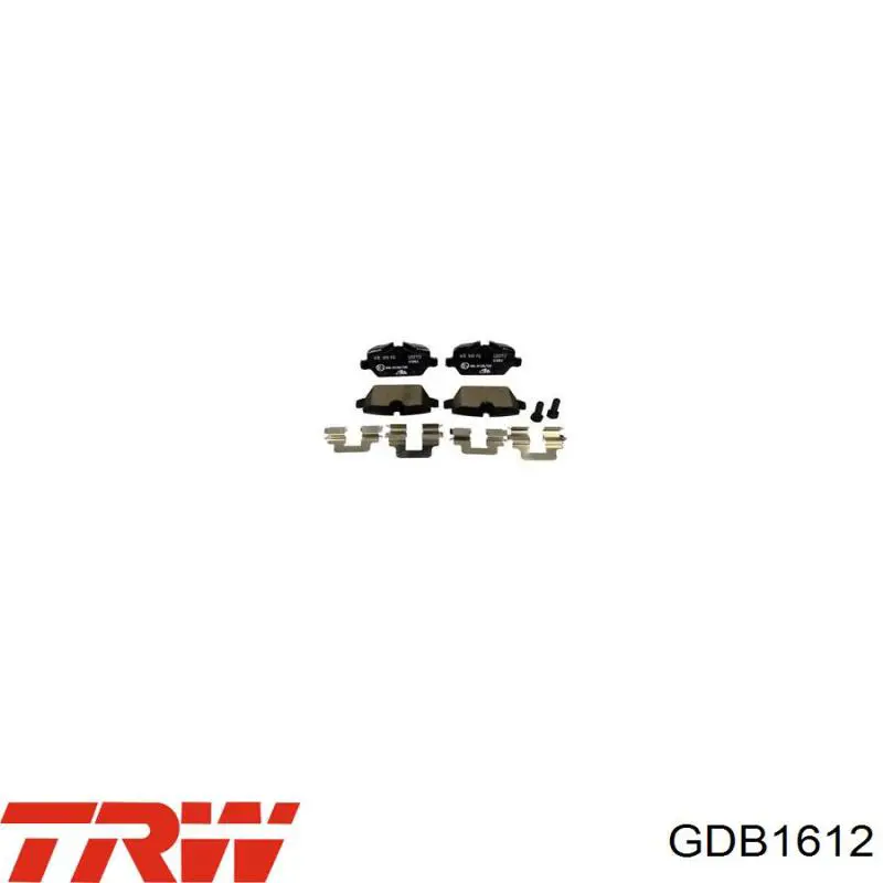 Pastillas traseras TRW GDB1612
