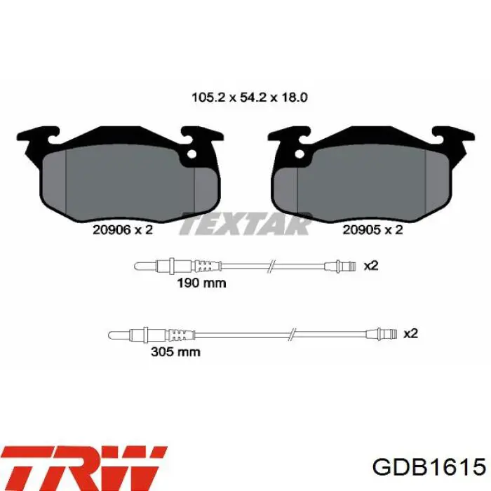 Comprar 1617247680 Peugeot/Citroen Pastillas delanteras de freno