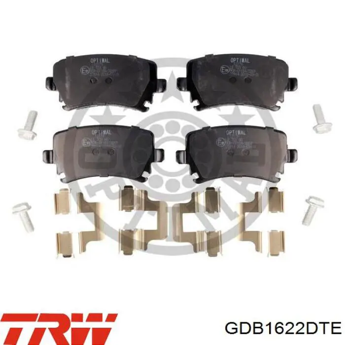 Pastillas traseras de freno TRW GDB1622DTE precio, desde 25,74 EUR