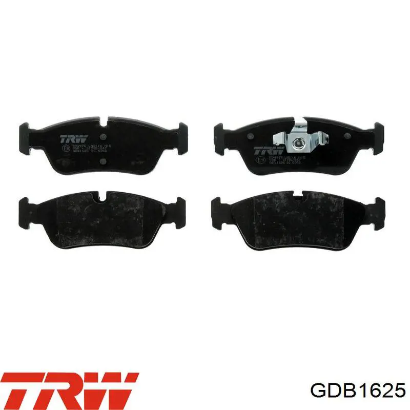 Comprar GDB1625 TRW Pastillas delanteras de freno