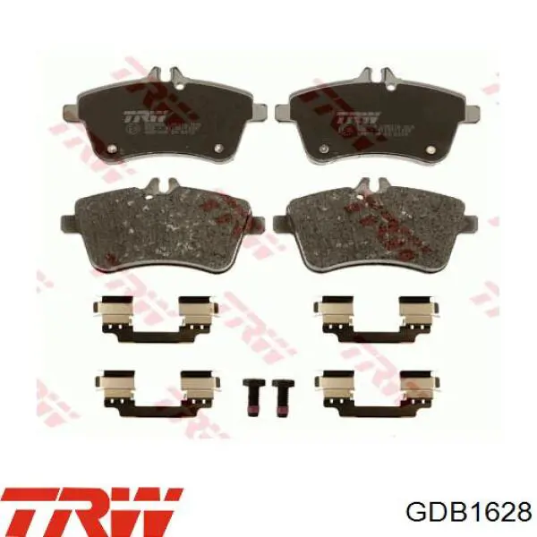 Pastillas de freno GDB1628 TRW