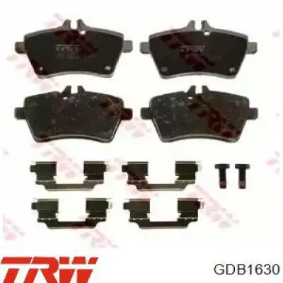 GDB1630 TRW Pastillas delanteras