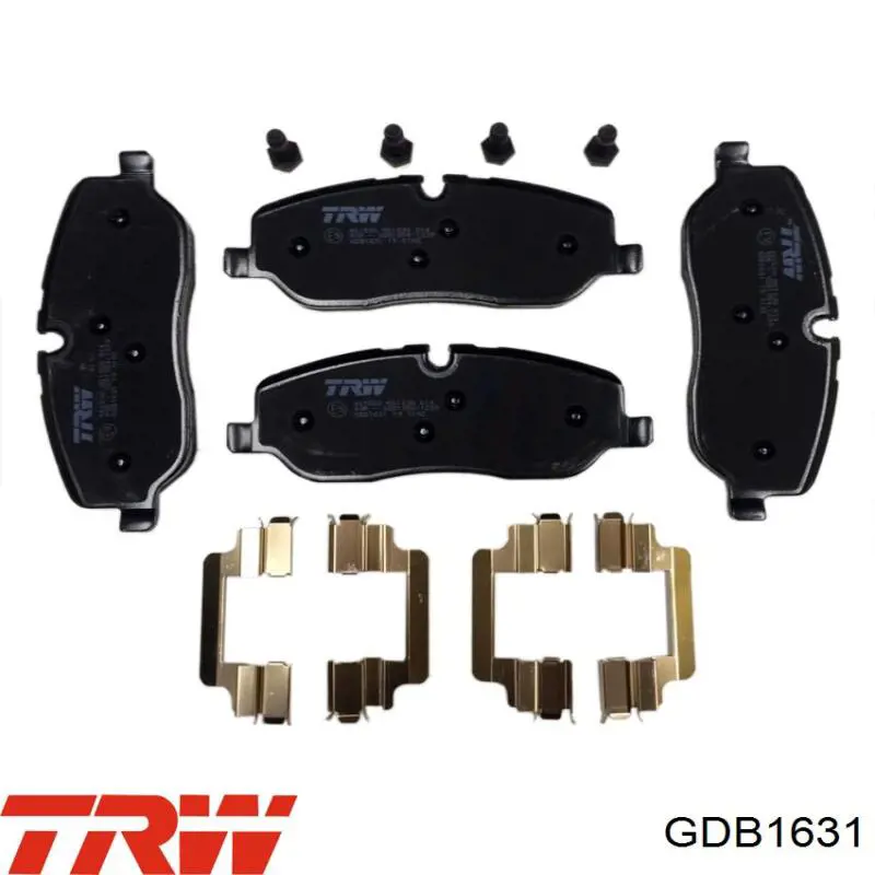 Pastillas de freno delanteras TRW GDB1631