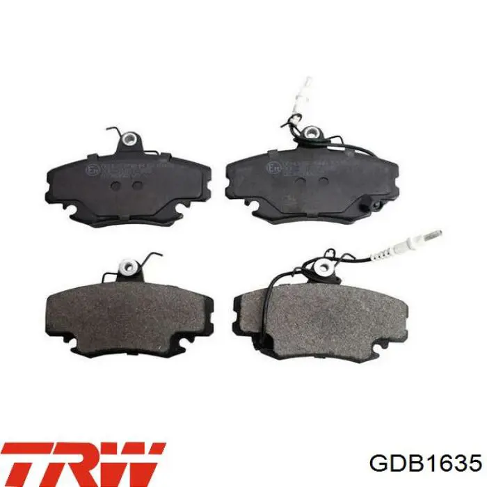 Comprar GDB1635 TRW Pastillas delanteras de freno