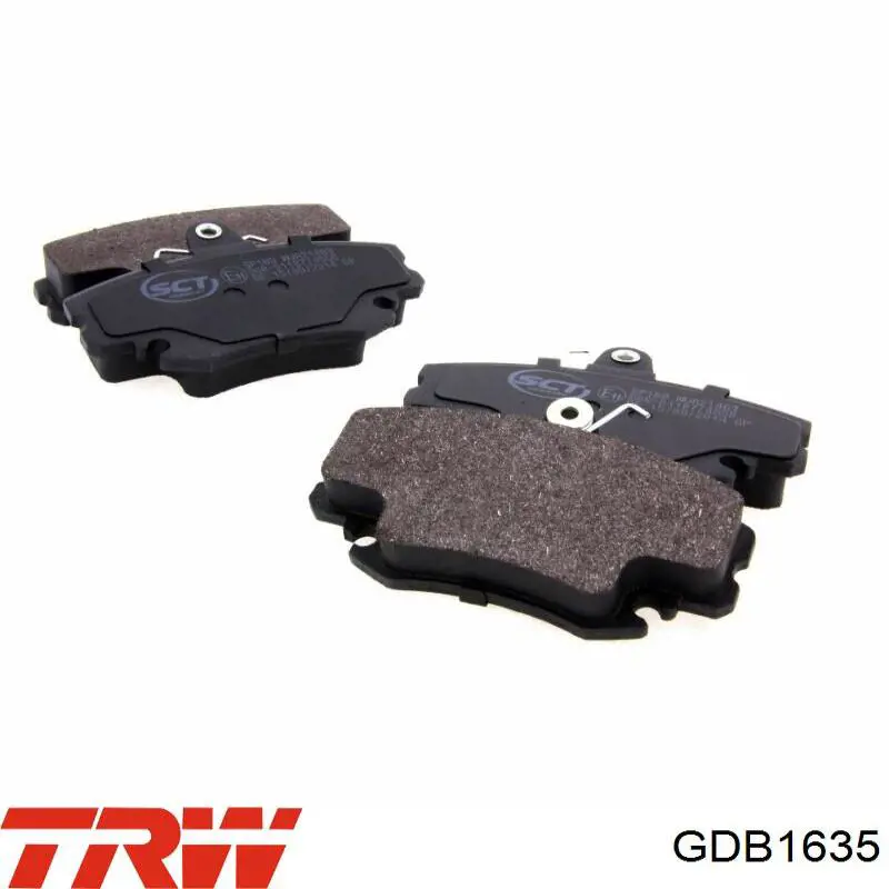 Pastillas de freno GDB1635 TRW