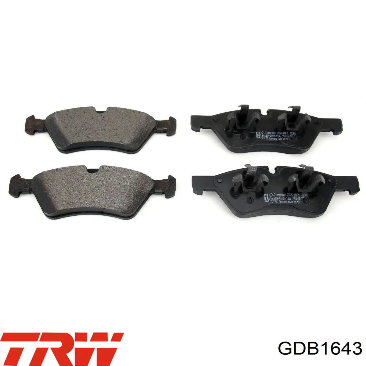 Comprar GDB1643 TRW Pastillas de freno traseras