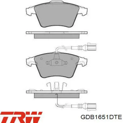 Pastillas de freno delanteras Volkswagen Transporter 7HA, 7HH, 7EA, 7EH