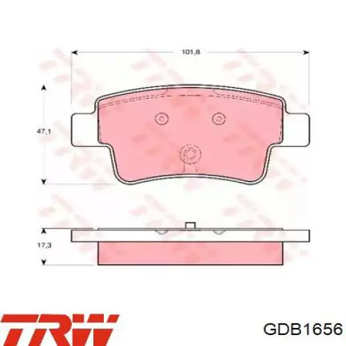 Pastillas de freno traseras FD7224A Necto