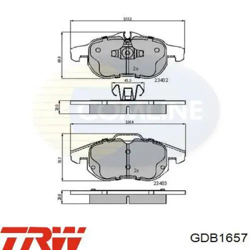 Pastillas de freno delanteras Opel Vectra