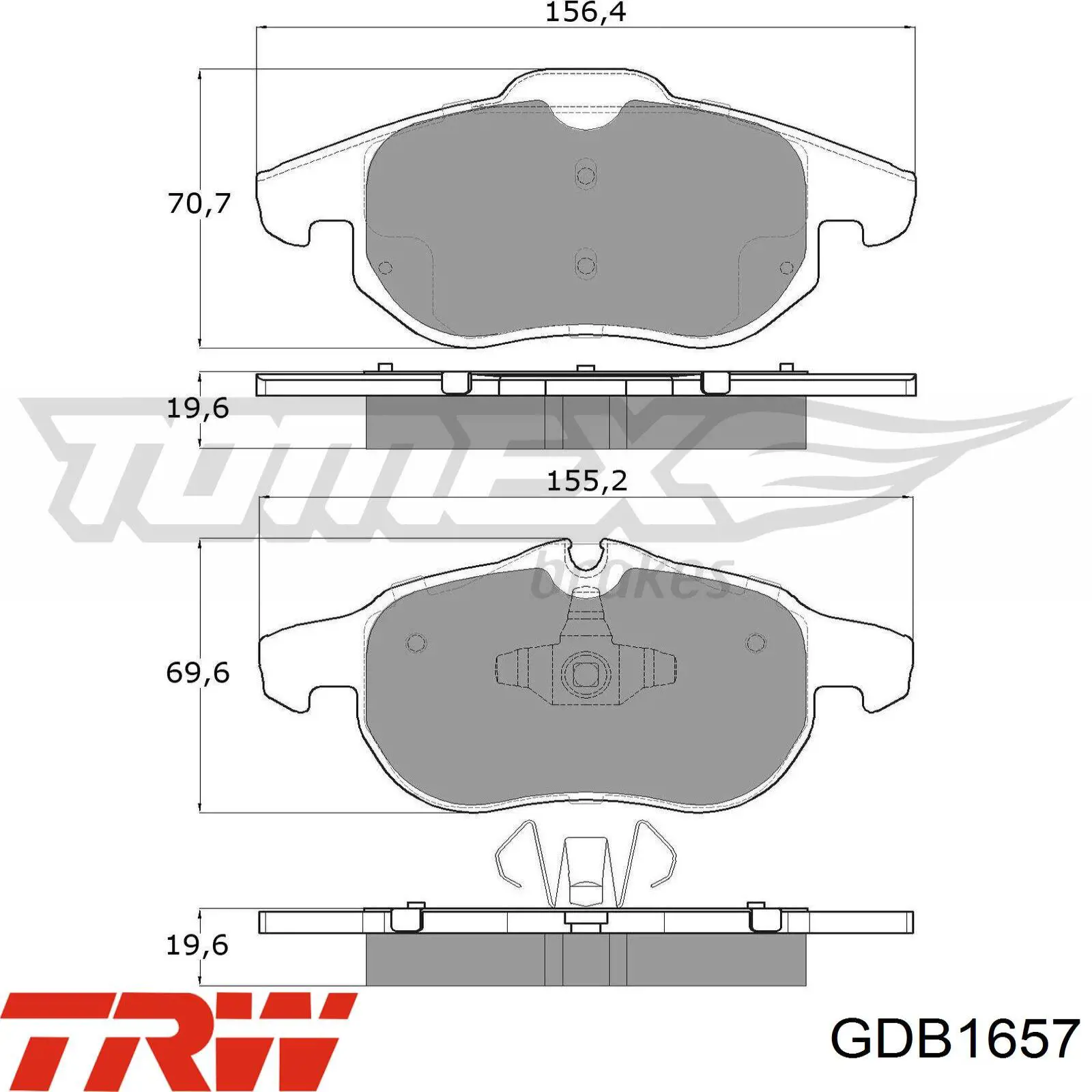 Pastillas de freno delanteras Opel Vectra