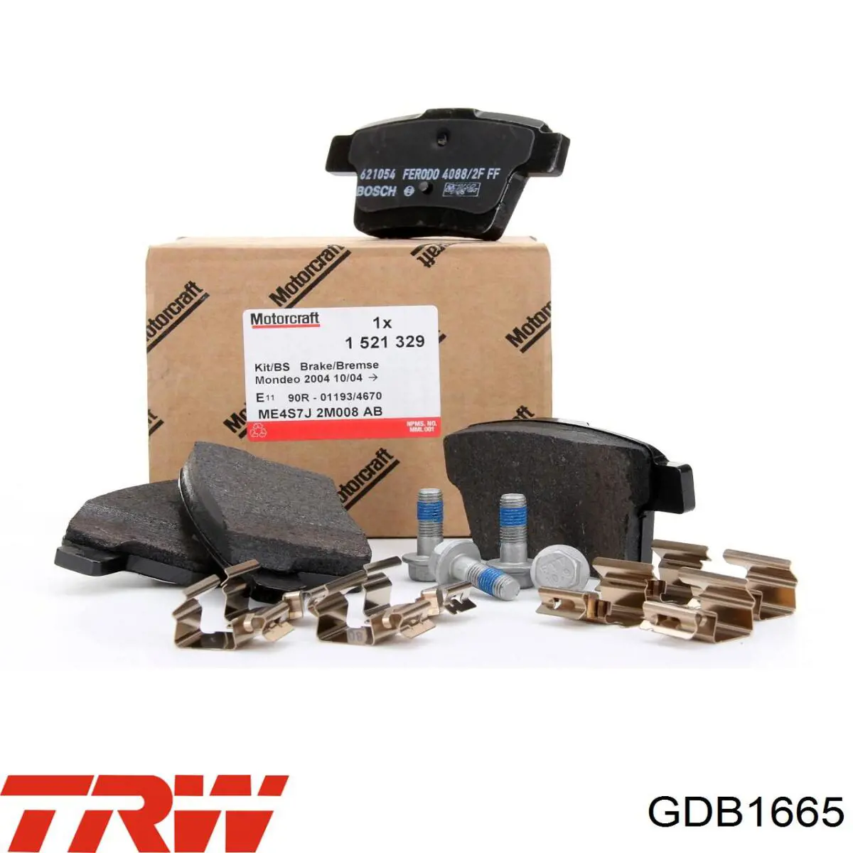 Comprar GDB1665 TRW Pastillas de freno traseras