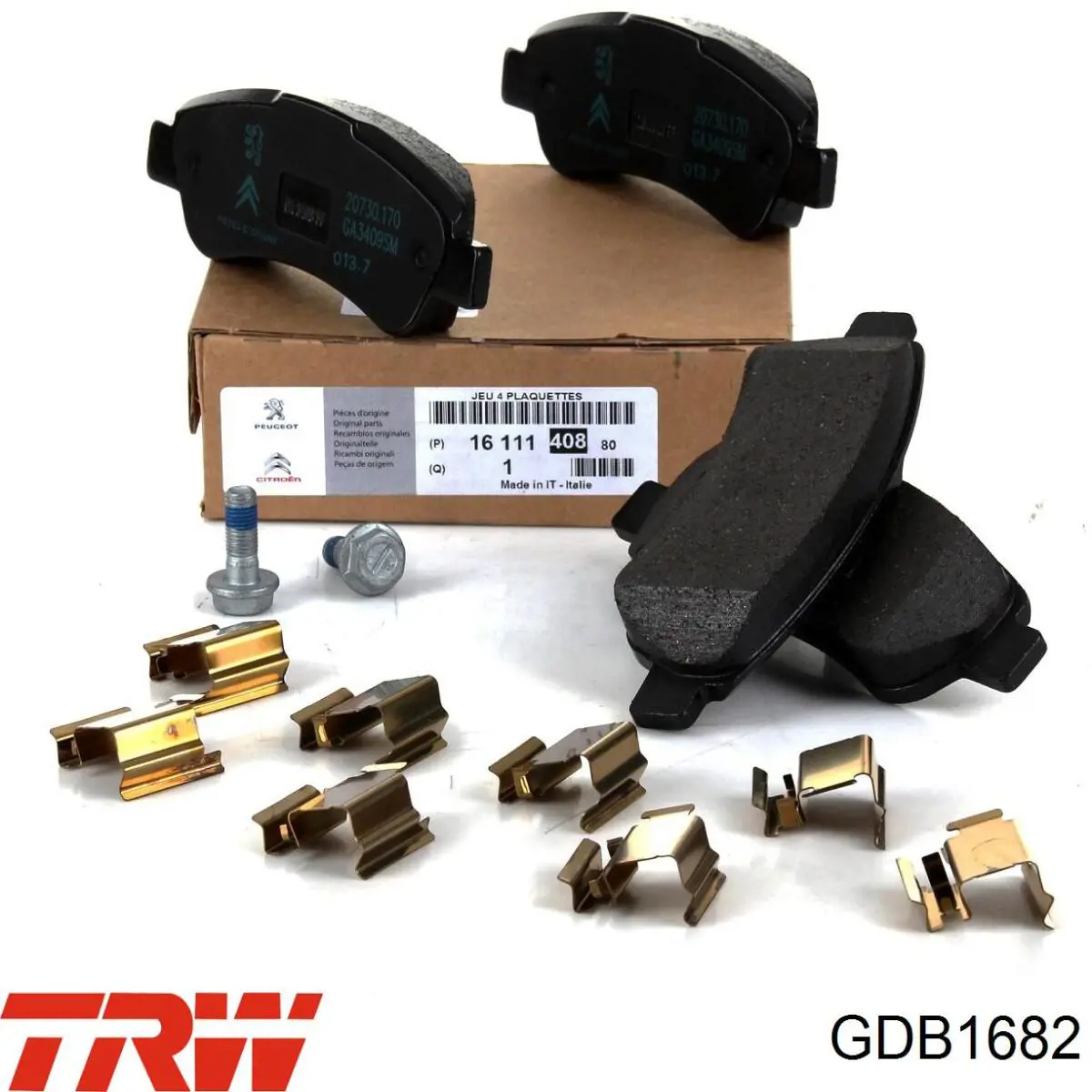 Pastillas traseras TRW GDB1682
