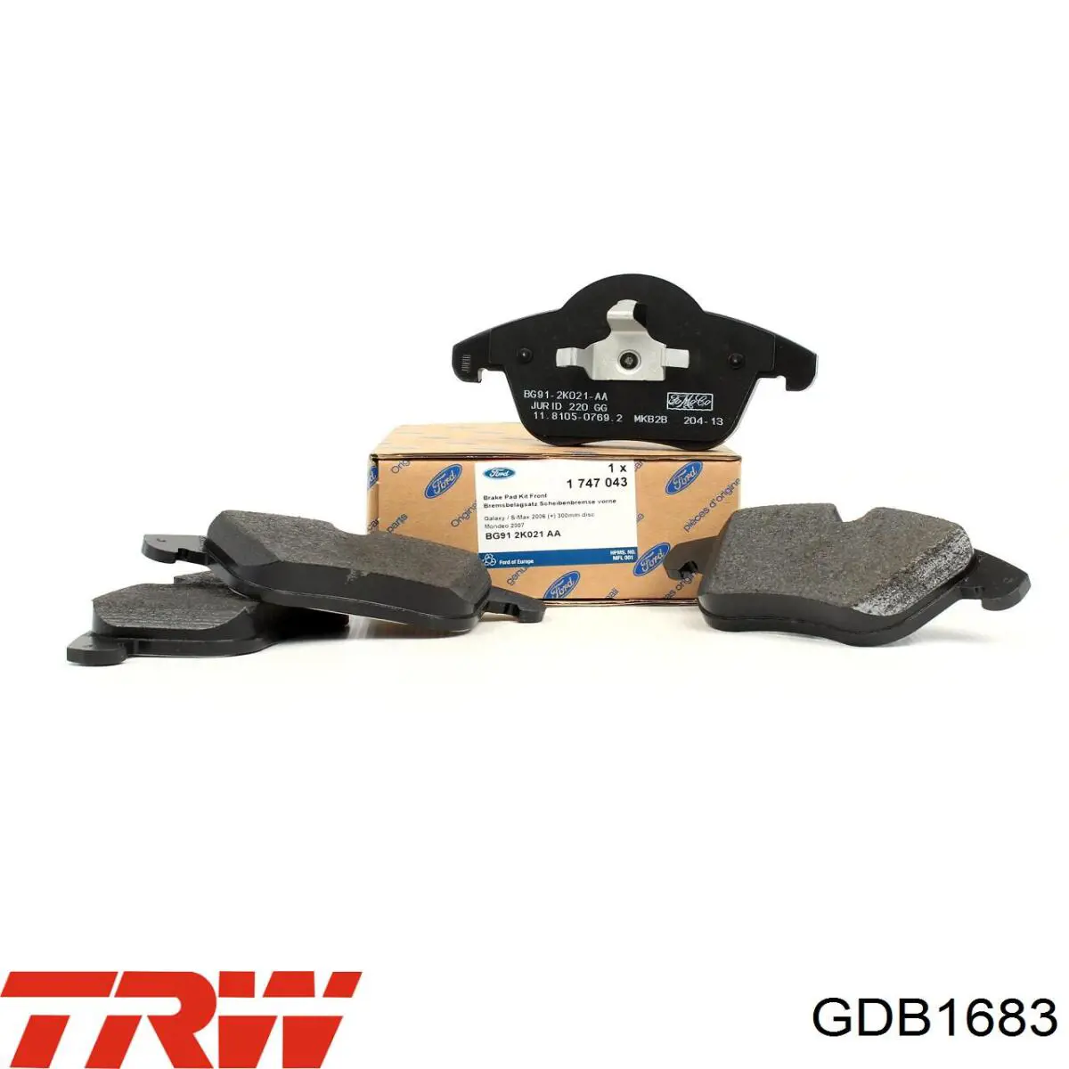 Pastillas freno delanteras TRW GDB1683 precio, desde 30,57 EUR