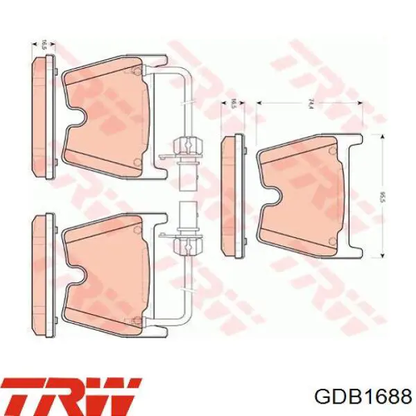 400698151 Lamborghini Pastillas delanteras