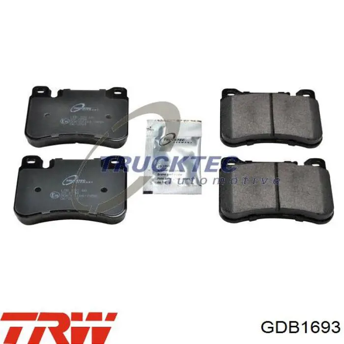 Pastillas de freno GDB1693 TRW