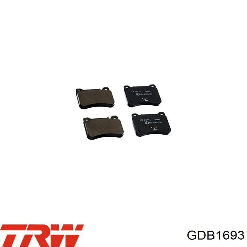 Pastillas de freno delanteras TRW GDB1693