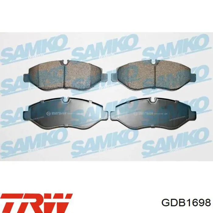 Pastillas de freno delanteras TRW GDB1698