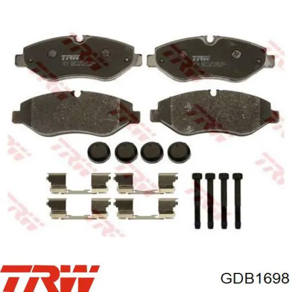 Comprar GDB1698 TRW Pastillas delanteras de freno