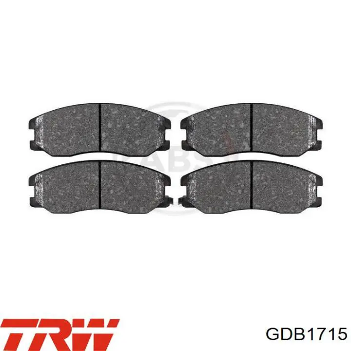 Comprar GDB1715 TRW Pastillas delanteras de freno