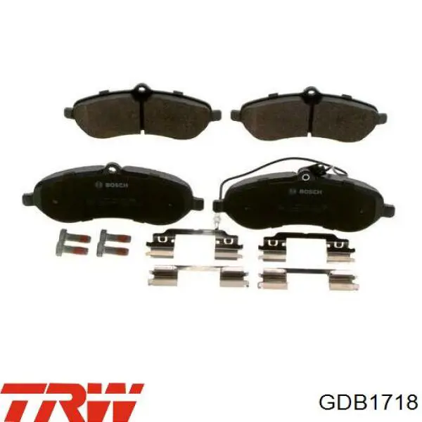 Pastillas de freno GDB1718 TRW
