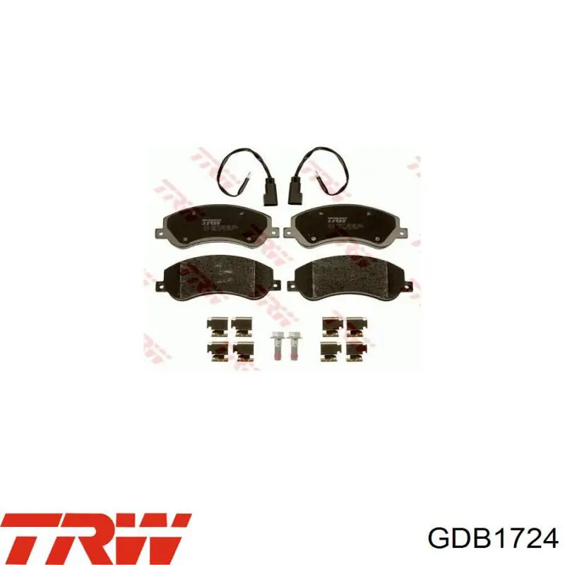 Pastillas de freno delanteras Ford Transit 6 V347/8