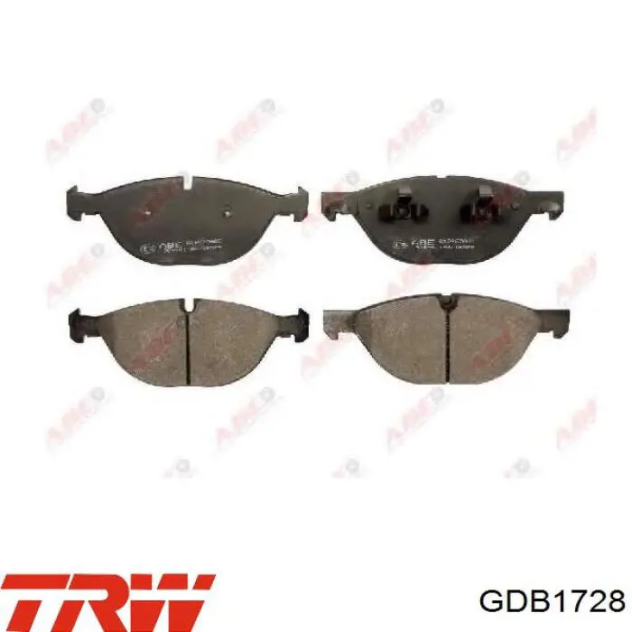 Comprar GDB1728 TRW Pastillas delanteras de freno