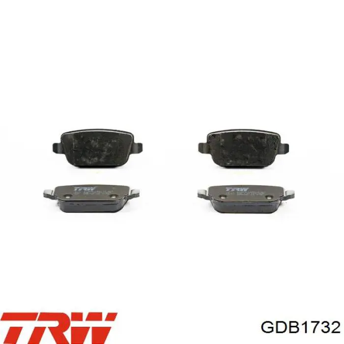 Pastillas de freno traseras 2613323 Ford