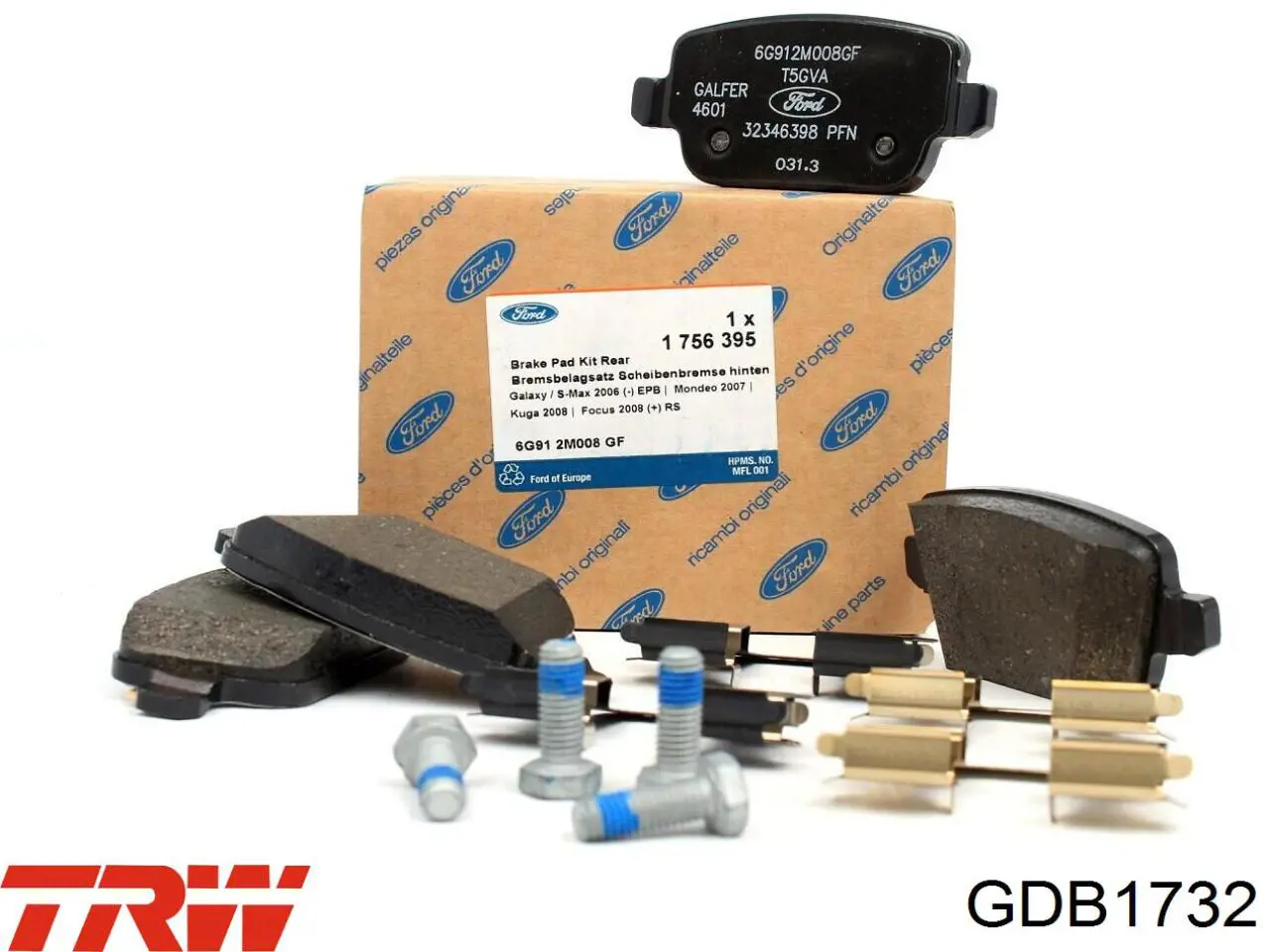 Pastillas traseras TRW GDB1732