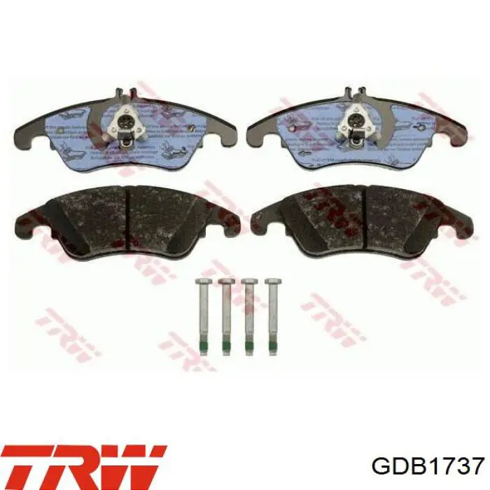 Pastillas de freno GDB1737 TRW